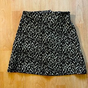 Vintage 90’s leopard print mini skirt S (taken in from M)